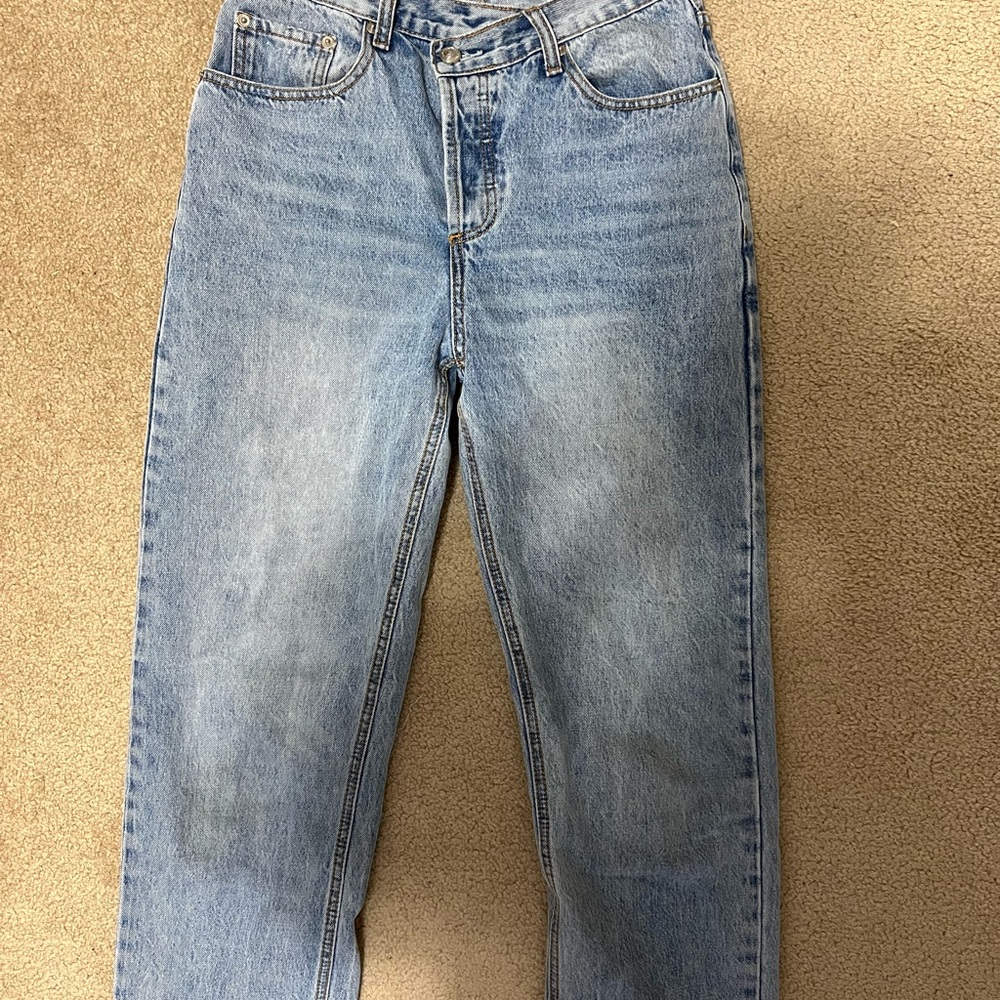PRINCESS POLLY ASYMMETRICAL JEANS